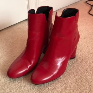 Bershka Red Heeled Booties💋